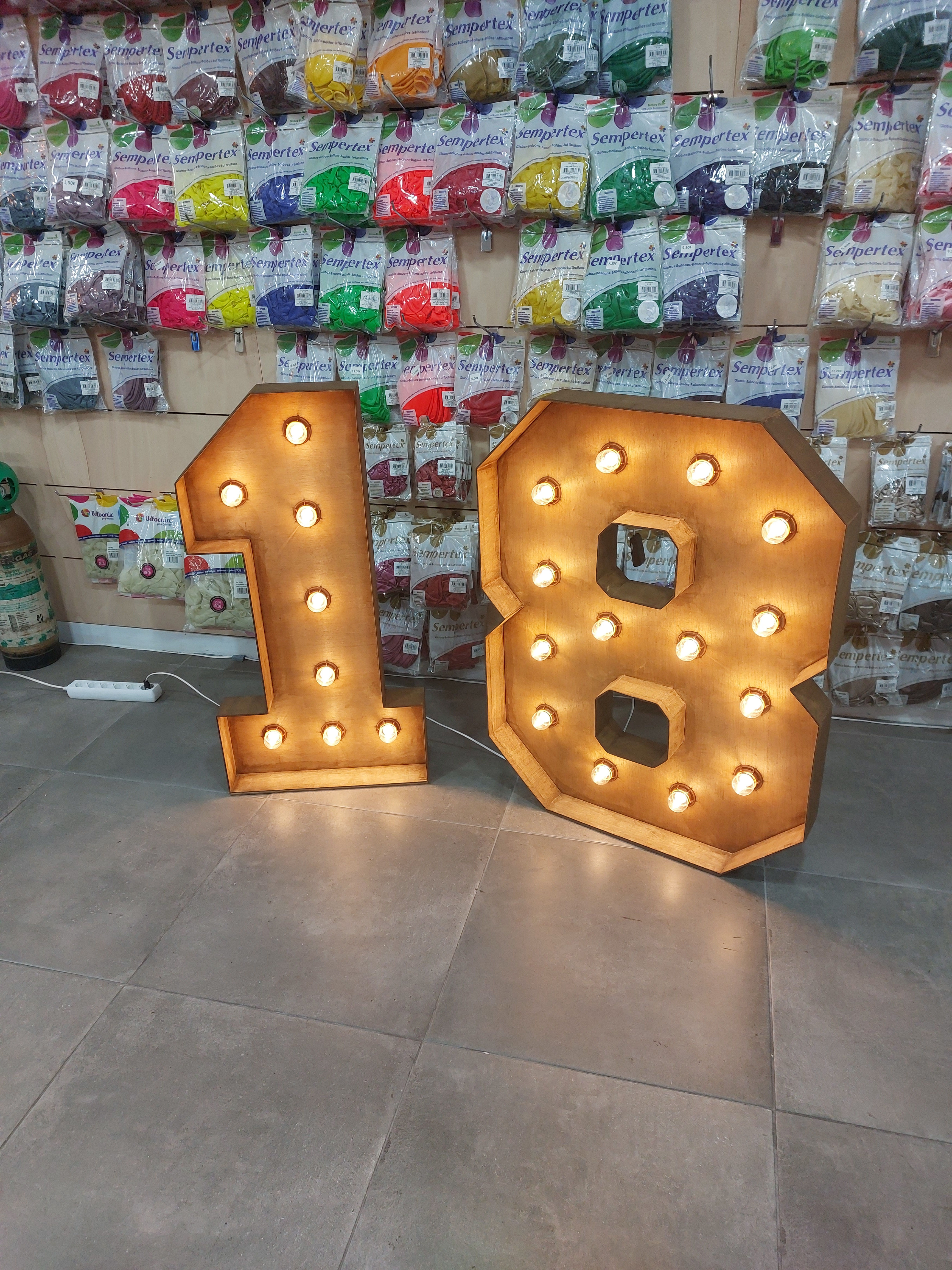 numéro en bois rustique