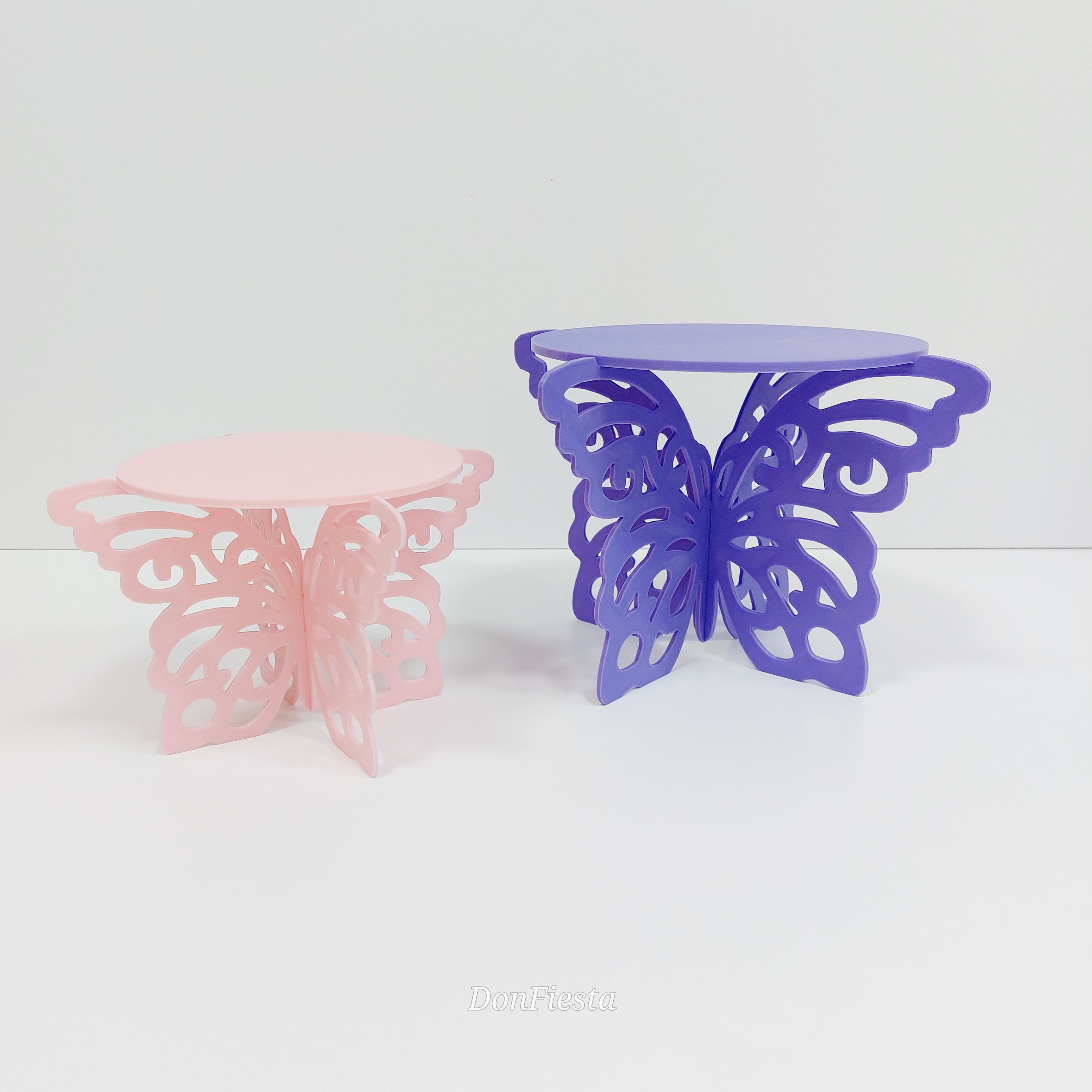 Butterfly Tray 27x27x18 cm, Plate 20 cm