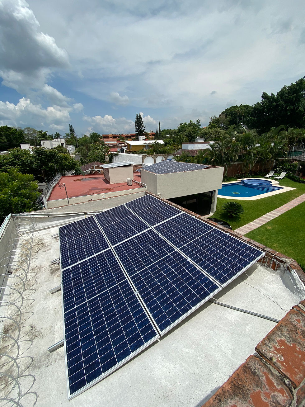 26 PANELES 415 WATTS TEMIXCO MORELOS