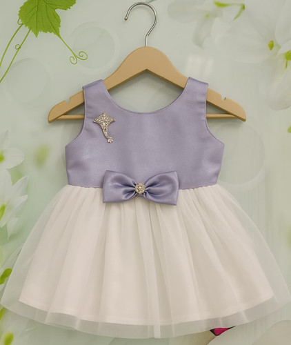 Elegant Lavender & White Baby Girl Party Dress | Little Luxury Elegant Lavender & White Baby Girl Party Dress | Little Luxury