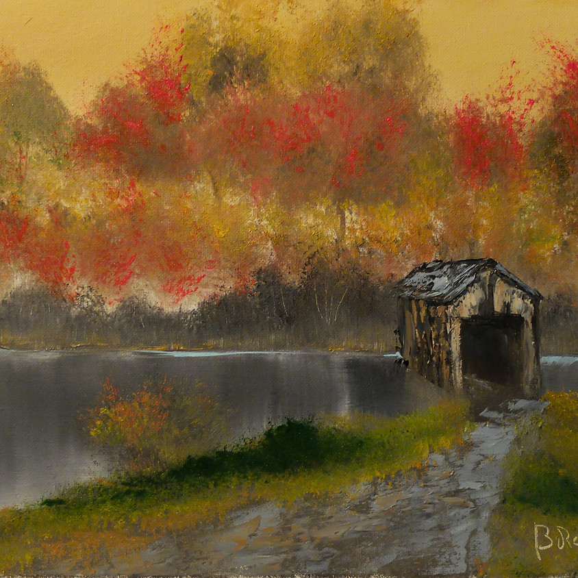 Bob Ross Painting Class