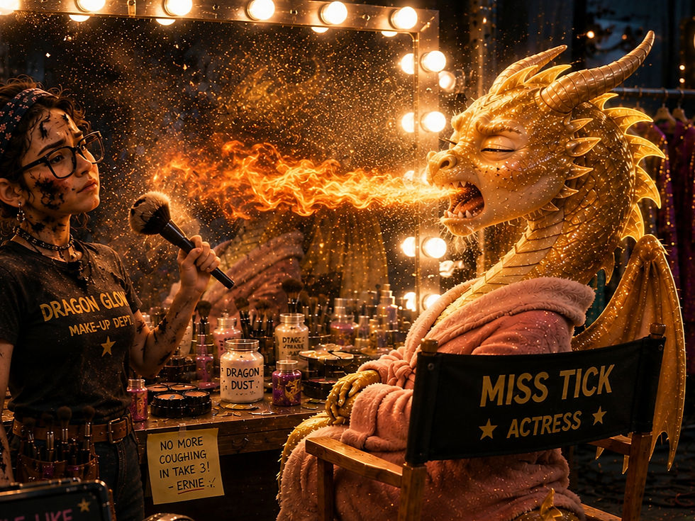 Miss Tick Refuses Make-up Team Again