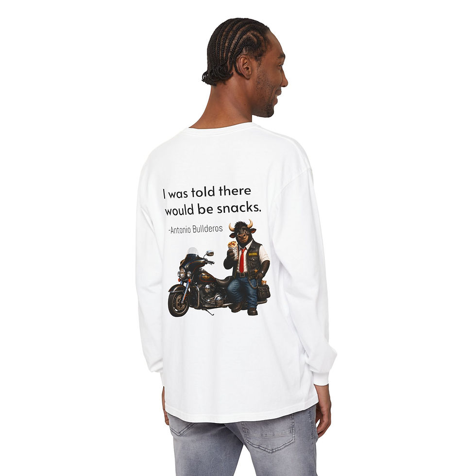 Thumbnail: Unisex Garment-dyed Long Sleeve T-Shirt