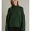 Thumbnail: Long Sleeve High Neck Cable Oversized Sweater