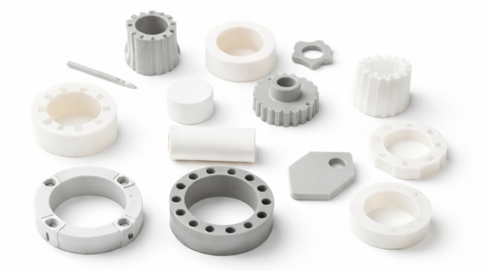 Precision 3D-printed components for prototyping and low-volume manufacturing.