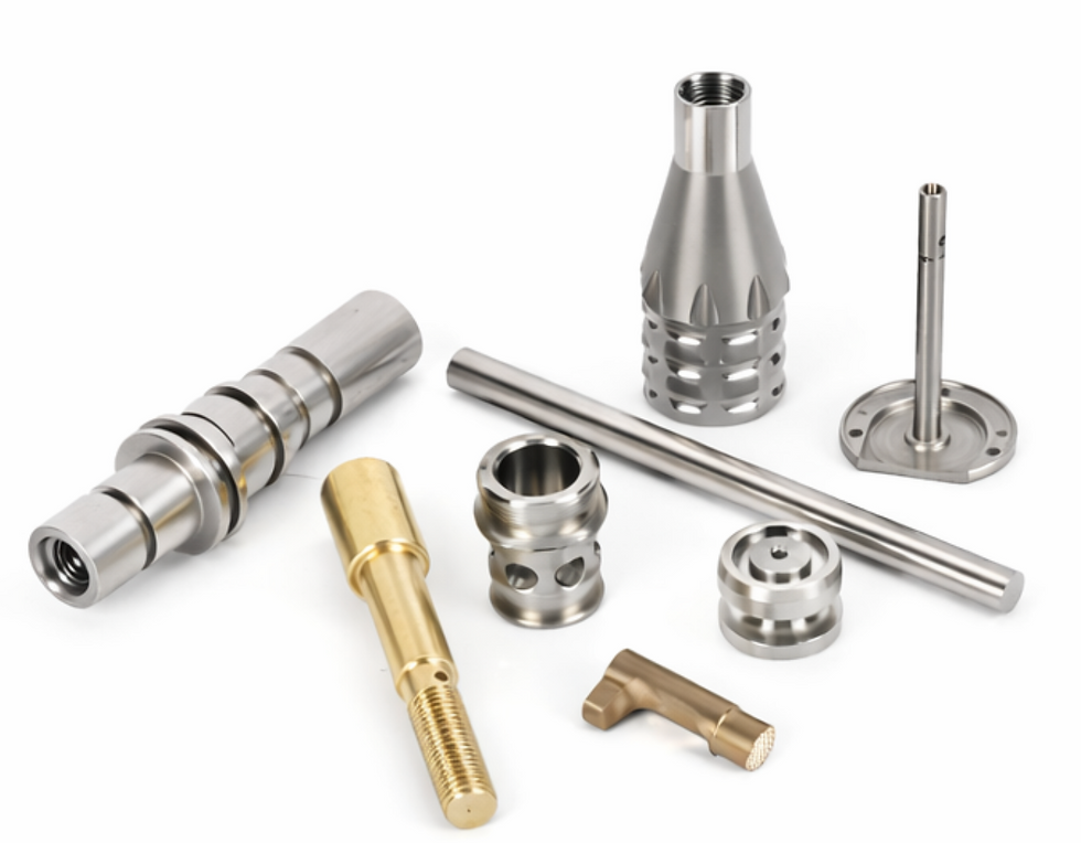 Precision Swiss screw machined components manufactured for high-volume production