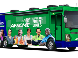 AFSCME launches ‘Staff the Front Lines’ bus tour aimed at solving understaffing crisis