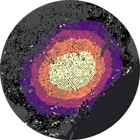 CTnetwork extracts street and POI data from OpenStreetMap and computes connectivity and accessibility metrics for urban areas.