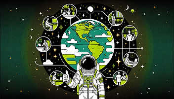 DALL·E 2023-11-05 12.19.37 - Create a line drawing with a space exploration theme, using t