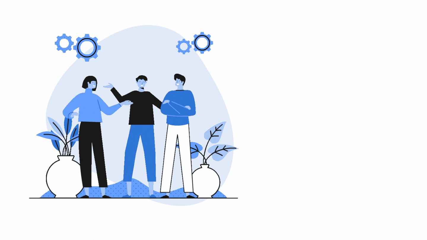 Blue and White Simple Start-up Business