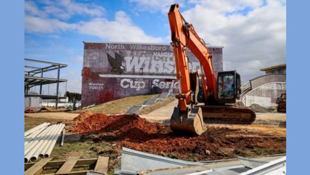 North Wilkesboro Speedway Renovations Continue In Preparation for May NASCAR All-Star Race Week