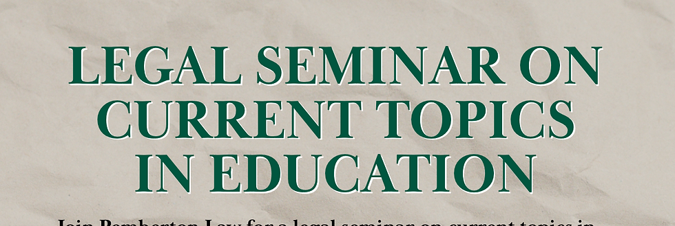 Pemberton Law Seminar