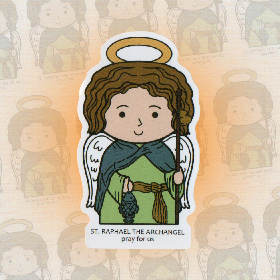 St. Raphael the Archangel Sticker