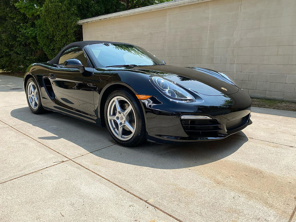 Porsche Boxster Wash and Wax