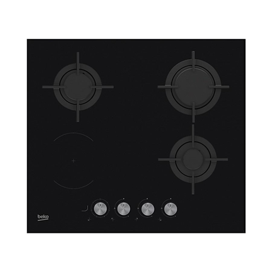Beko Hob 4 Burners 3 Gas+1 Electric 60cm