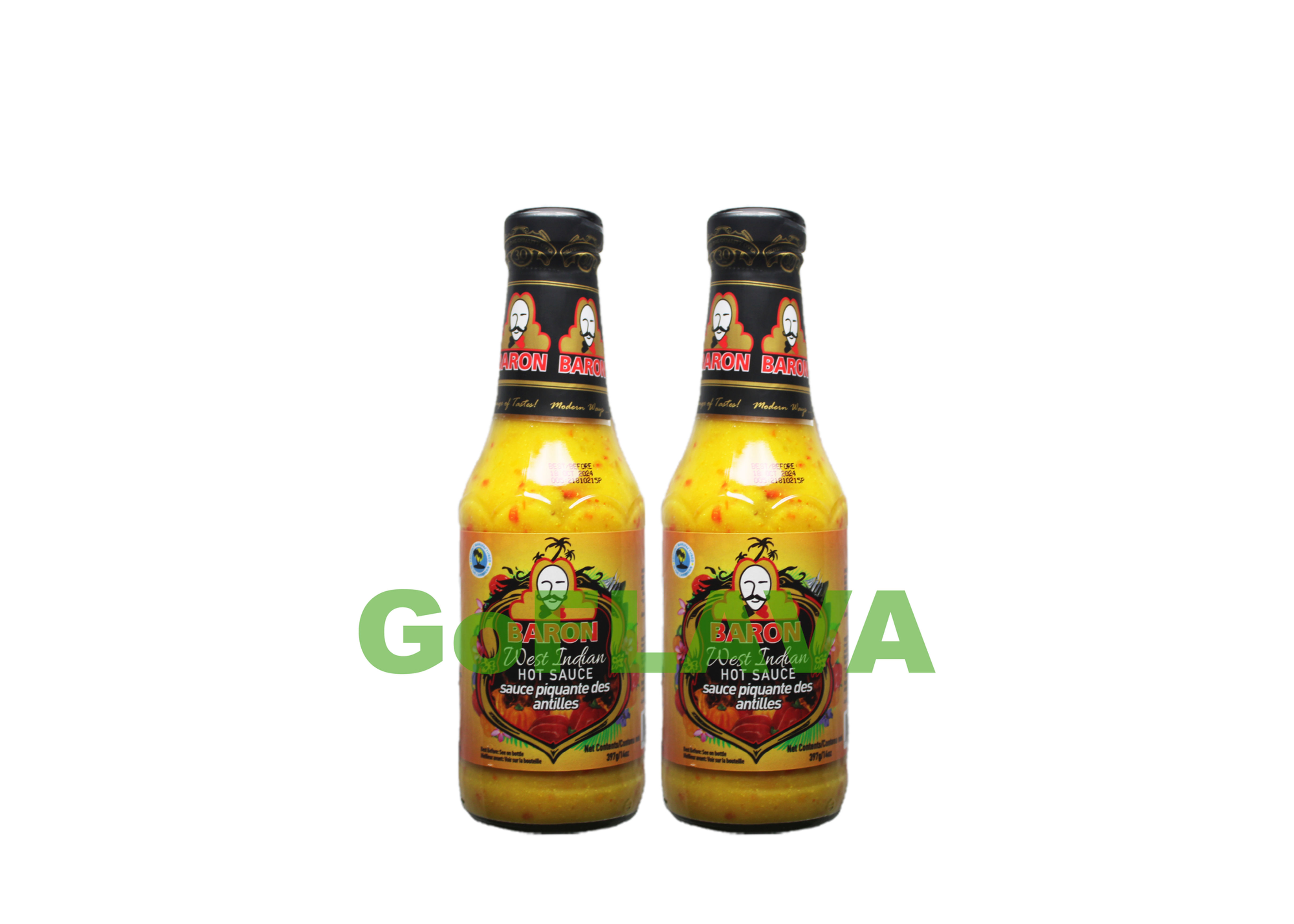 Baron West Indian Hot Sauce 397g (2 Units)