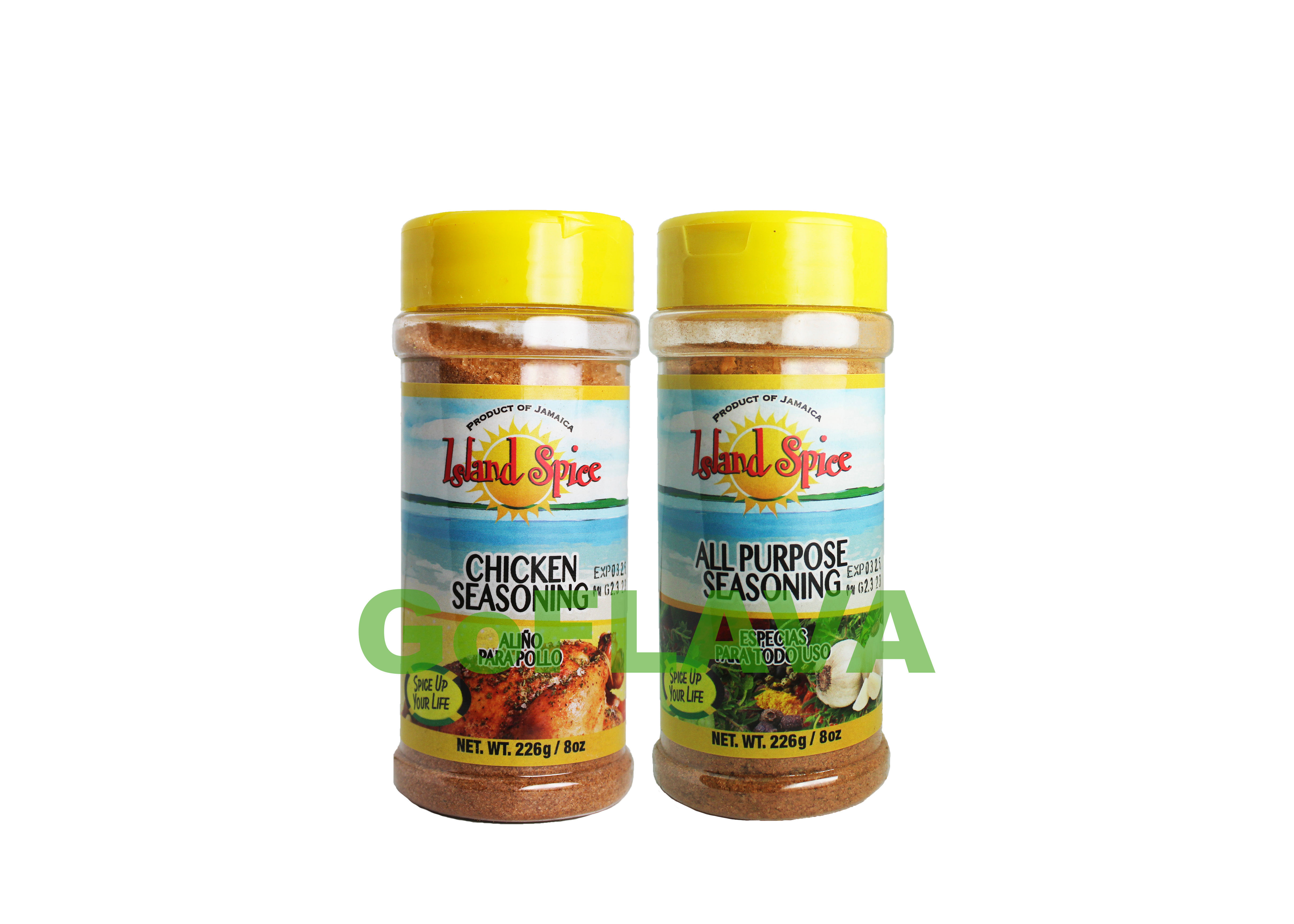 Island Spice Chicken 226g and All Purpose 226g (2 Units)
