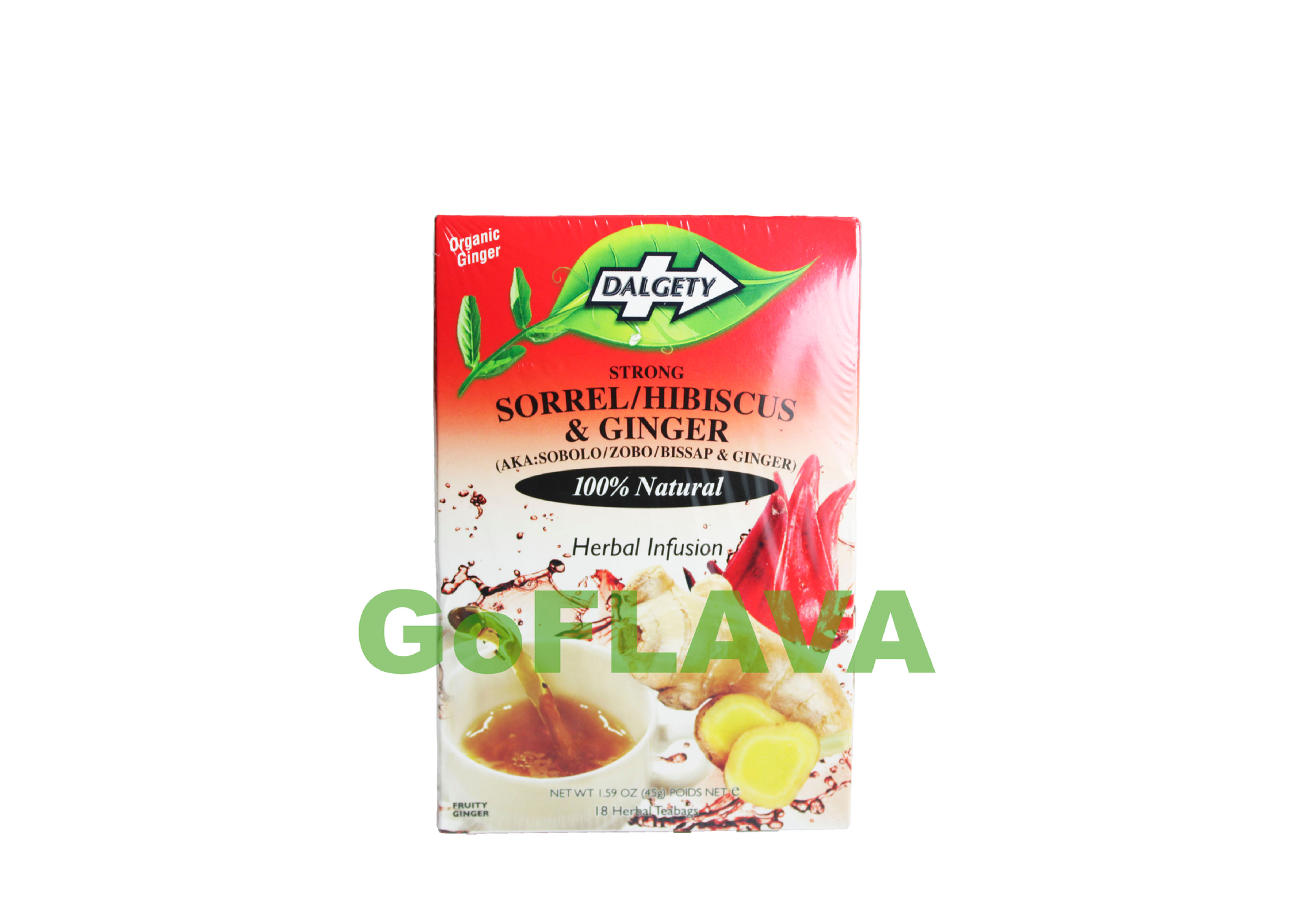 Dalgety Sorrel/Hibiscus & Ginger Herbal Tea 45g