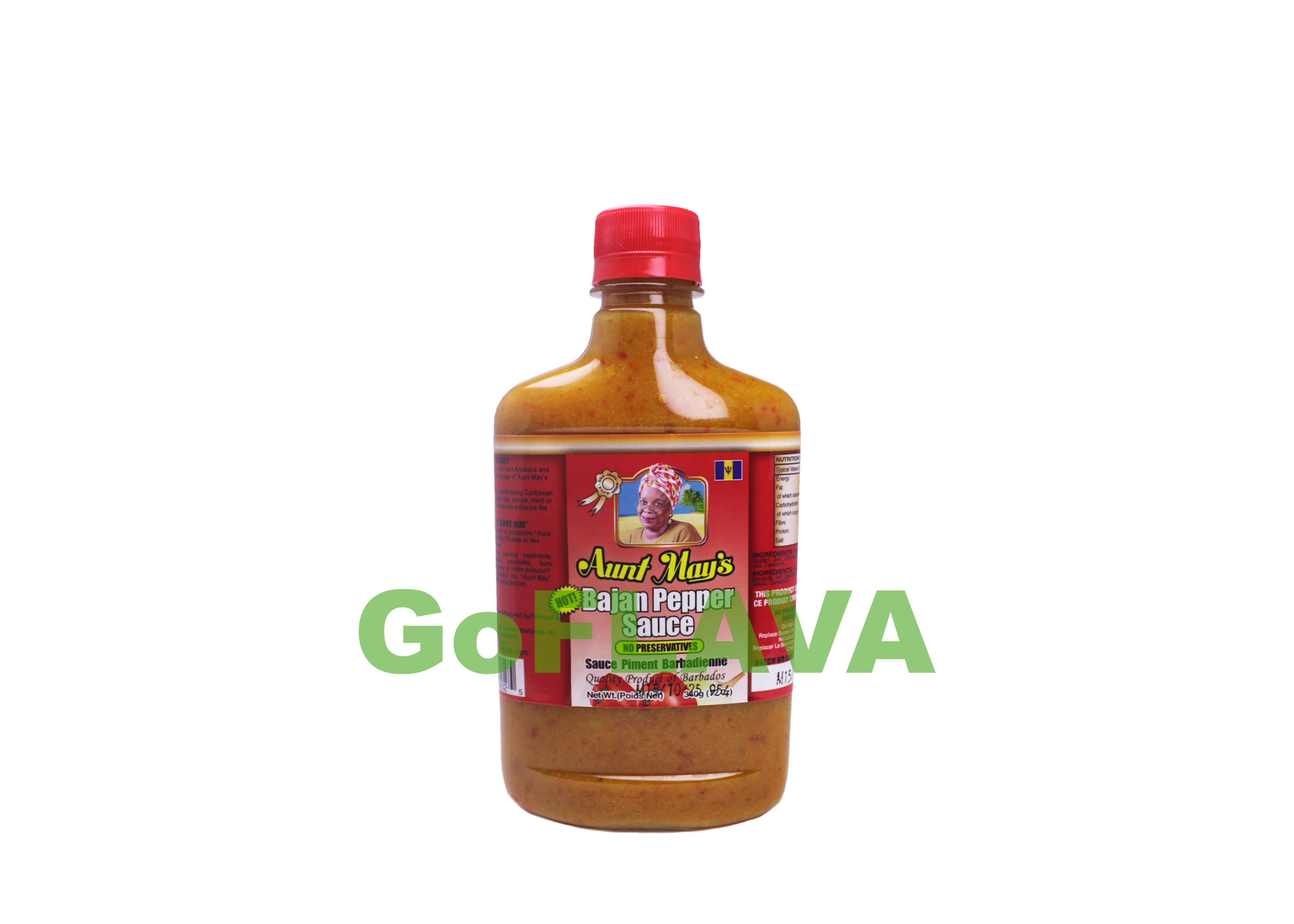 Aunt May's Bajan Pepper Sauce 340g