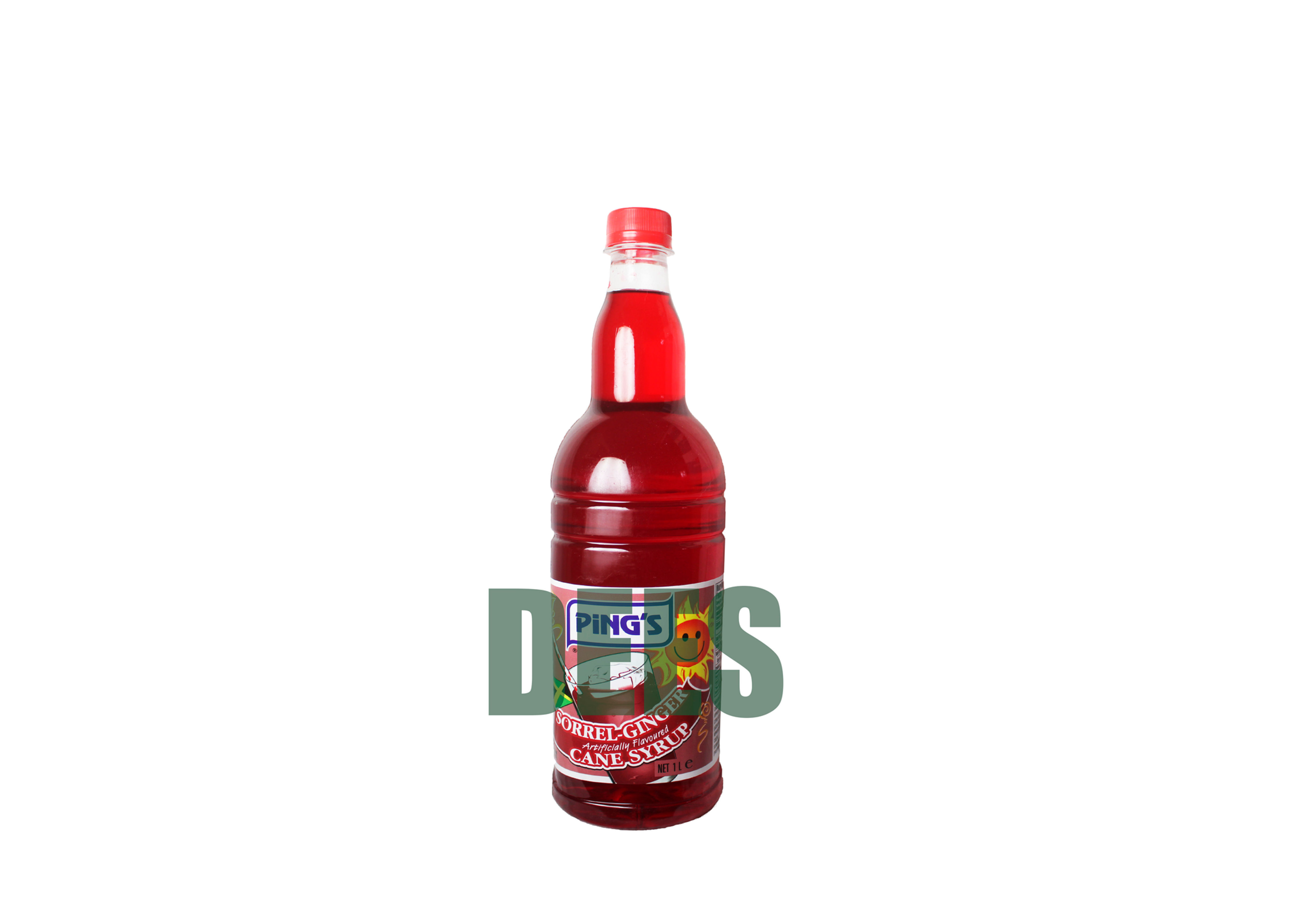 Ping's Sorrel Ginger Cane Syrup 1L