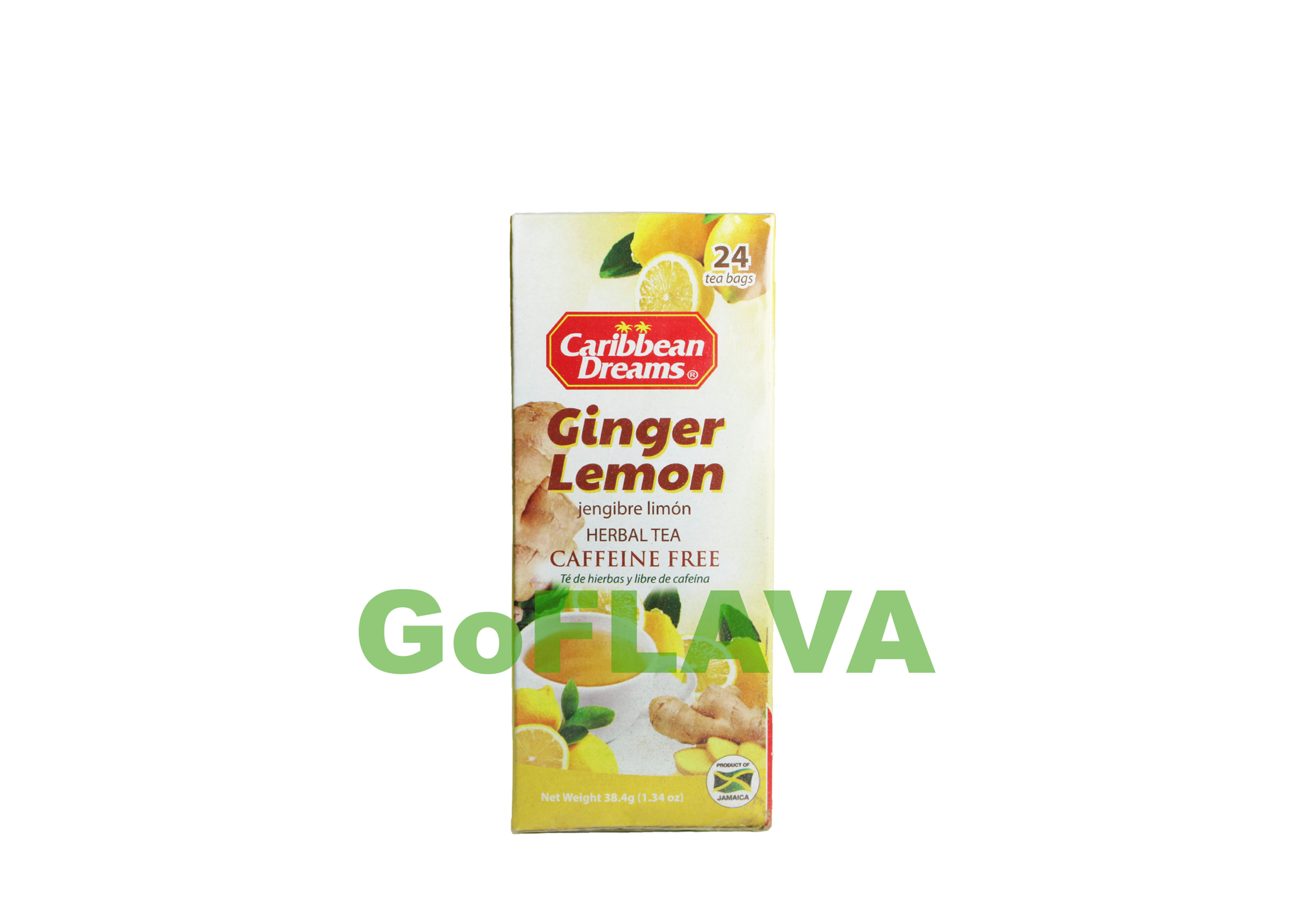 Caribbean Dreams Ginger & Lemon Herbal Tea 38.4g