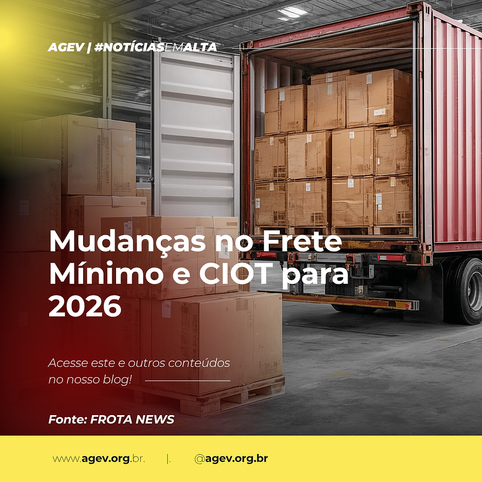 Mudanças no Frete Mínimo e CIOT para 2026
