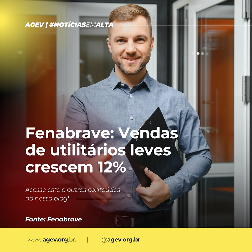 Fenabrave: Vendas de utilitários leves crescem 12% em outubro