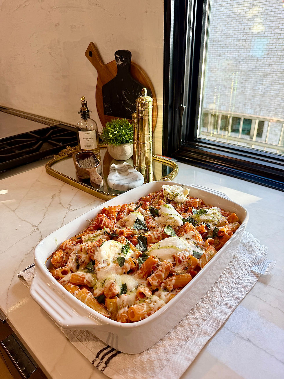 Chicken Parm Vodka Bake