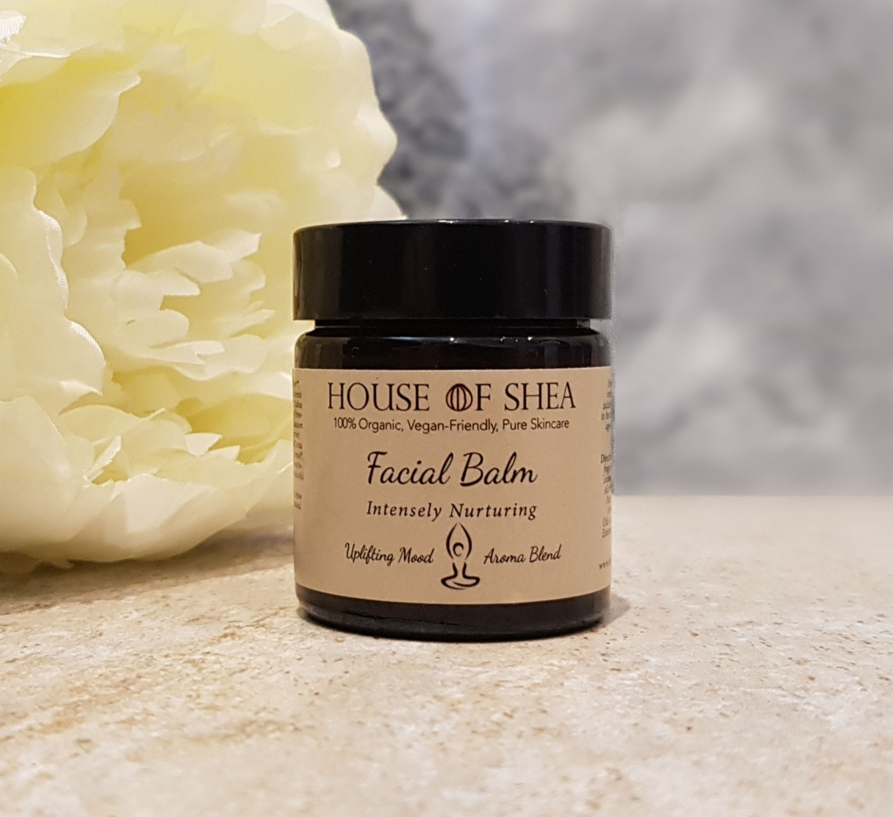 Intensely Nurturing Organic Face Balm (Uplifting Aroma Blend)