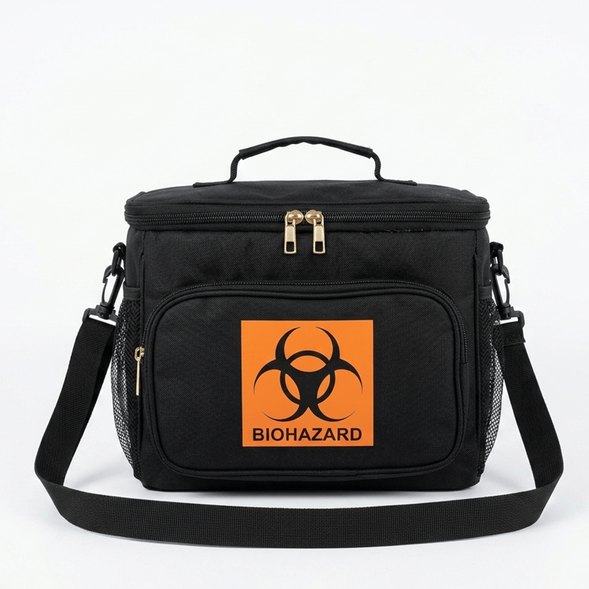 10 x 7 x 8in Medical Specimen Transport Bag, Insulated Biohazard Cooler Tote