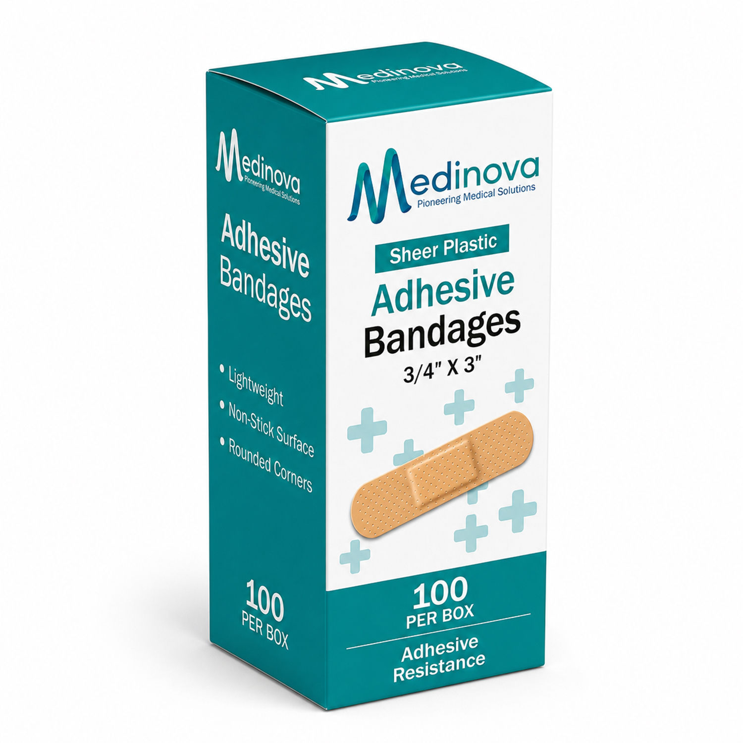 3/4 x 3in Adhesive Flex Bandage Strips (Pack of 12)