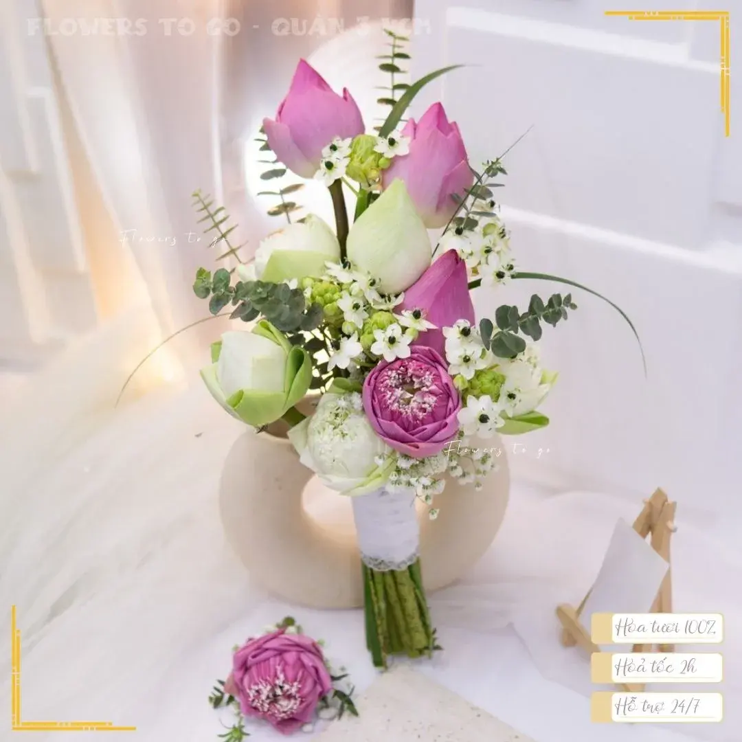 Hoa Cưới Cô Dâu Cầm Tay