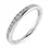 Thumbnail: Channel set Round Brilliant Cut Diamond Half Eternity Ring