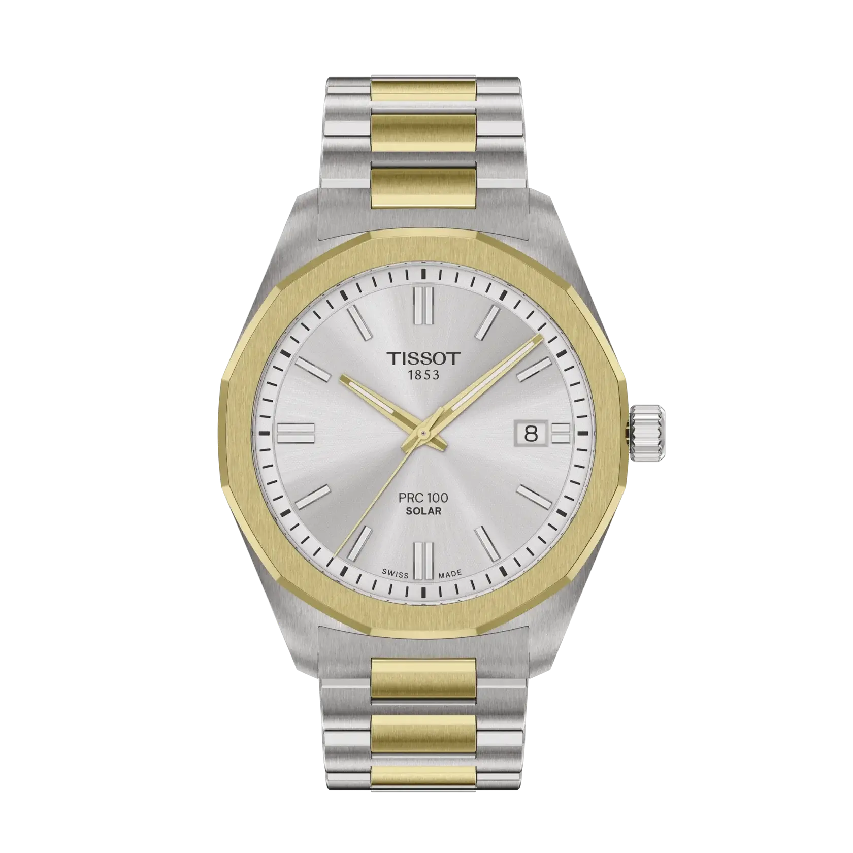 Tissot PRC 100 Solar GP/SS Sil 39mm