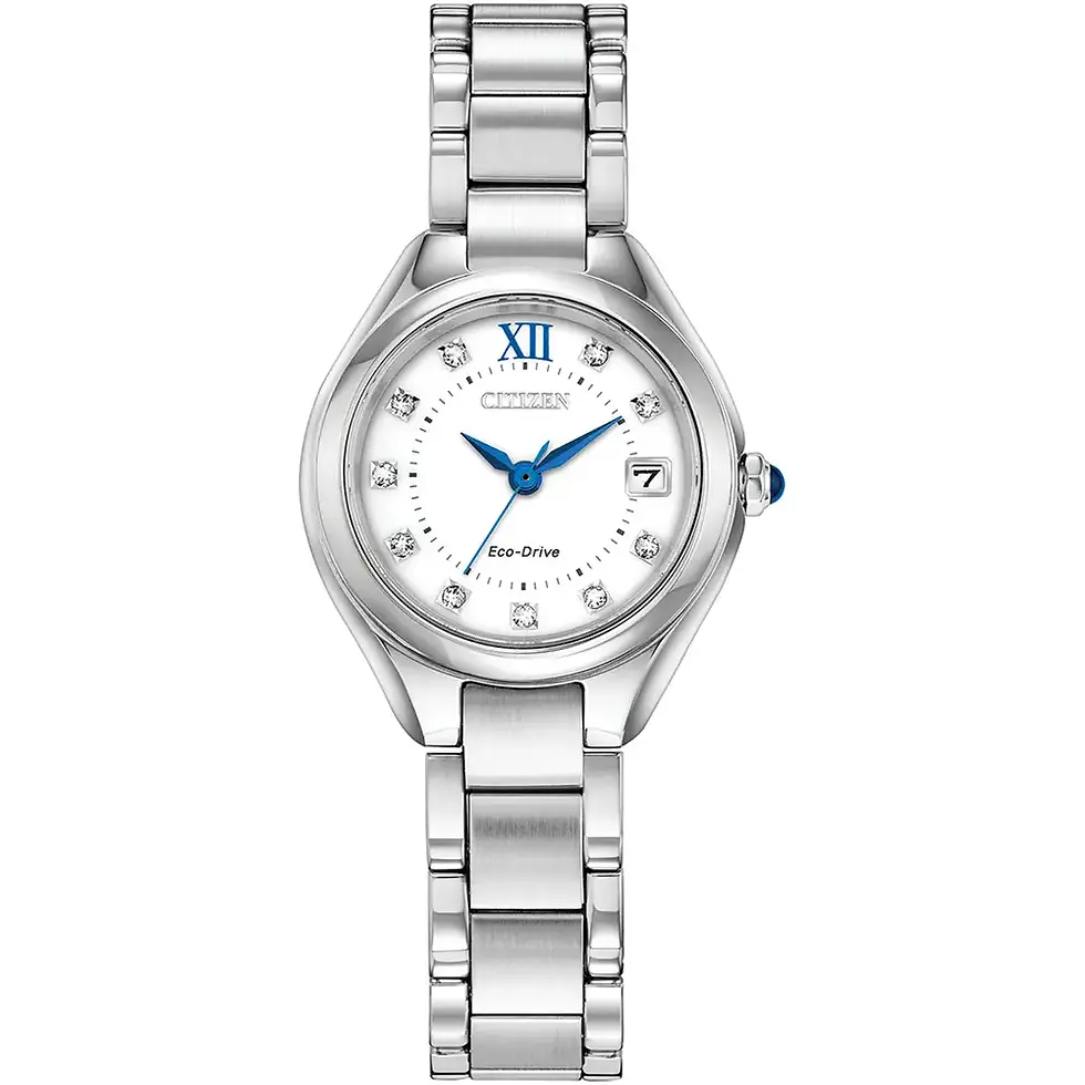 Citizen Eco-Drive Silhouette Crystal White 26mm