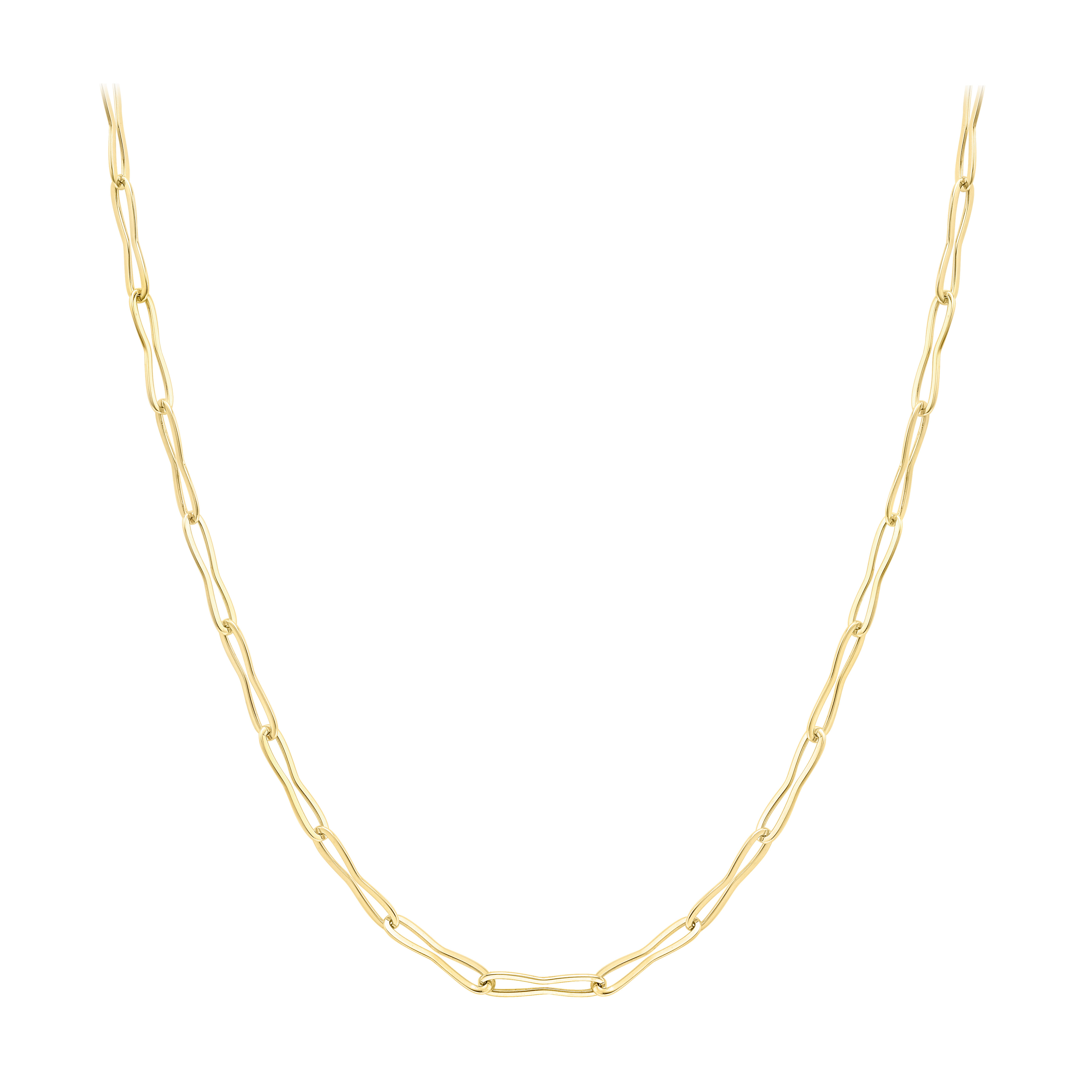 9ct Yellow Gold 18" Modern Minimalism Necklace