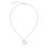 Thumbnail: BOSS Honey Boundless Women's Stainless Steel 18+2" Crystal Open Heart Necklace