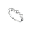 Thumbnail: Amore 9ct White Gold Baubles Half Eternity Ring