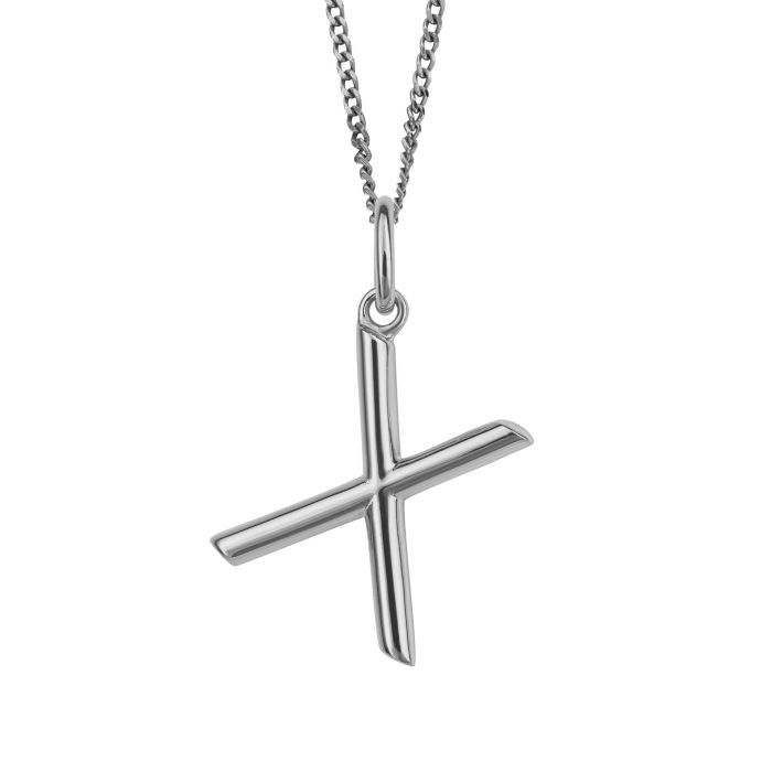 Thumbnail: X Initial Pendant
