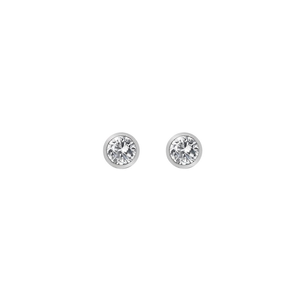 Thumbnail: Tender White Topaz Earrings