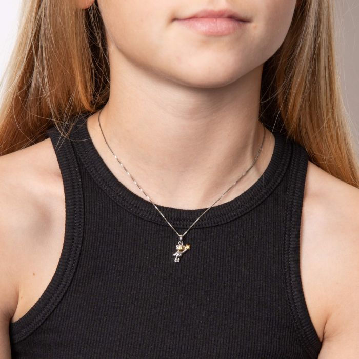 Thumbnail: Astronaut Ted Pendant with Diamond