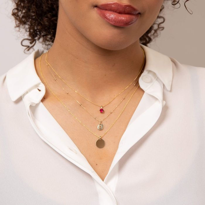 Thumbnail: 9ct Yellow Gold Diamond Cut Curb Chain