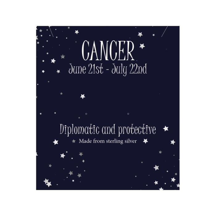 Thumbnail: Cancer Zodiac Necklace