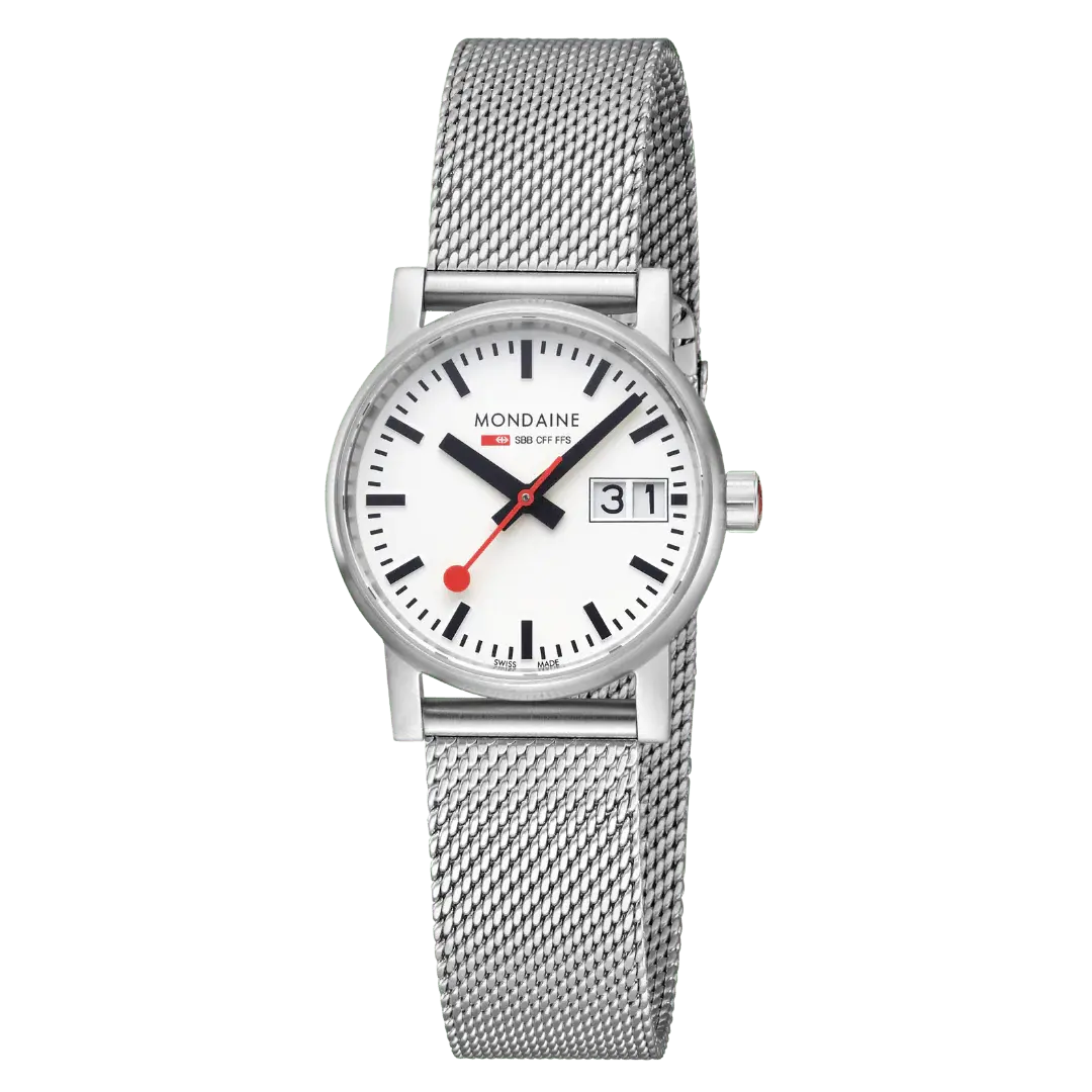Mondaine evo2 Big Date Mesh 30mm