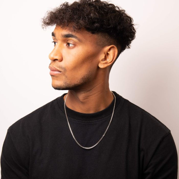 Thumbnail: Fred Bennett Diamond Cut Curb Chain Necklace
