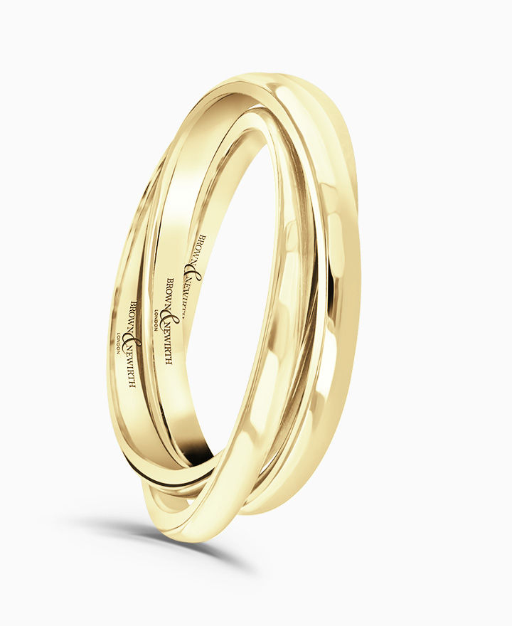 Thumbnail: Brown & Newirth Trinity Wedding Ring