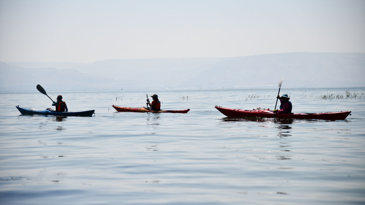 קיאקים בכינרת