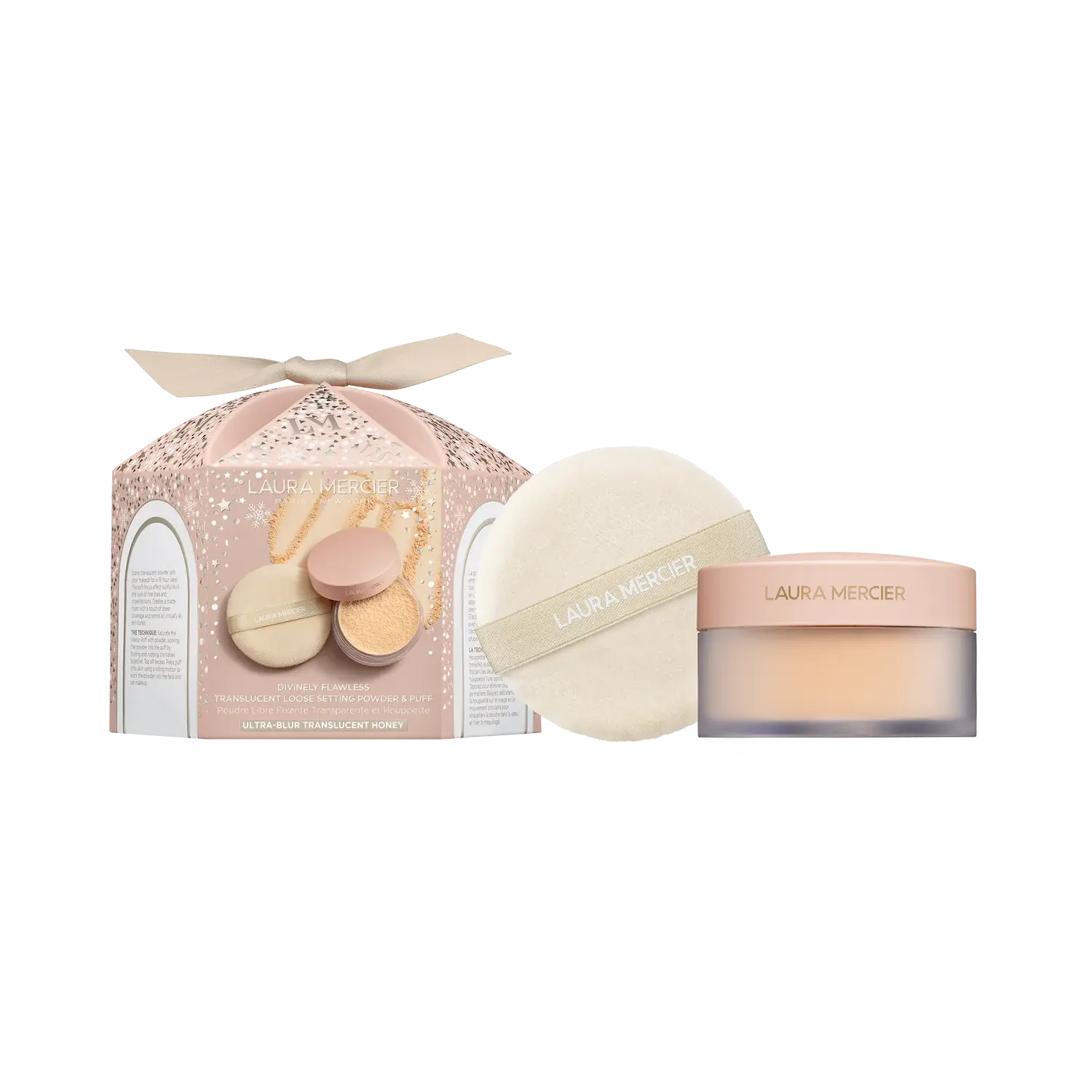 Laura Mercier Divinely Flawless Translucent Loose Setting Powder Ultra-Blur&Puff