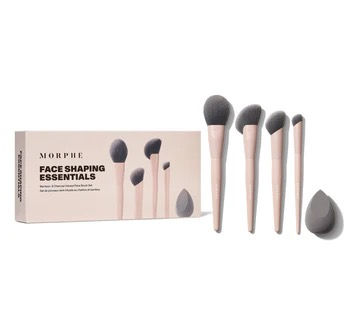 MORPHE Face Shaping Essentials Bamboo & Charcoal Infused Face Brush Set