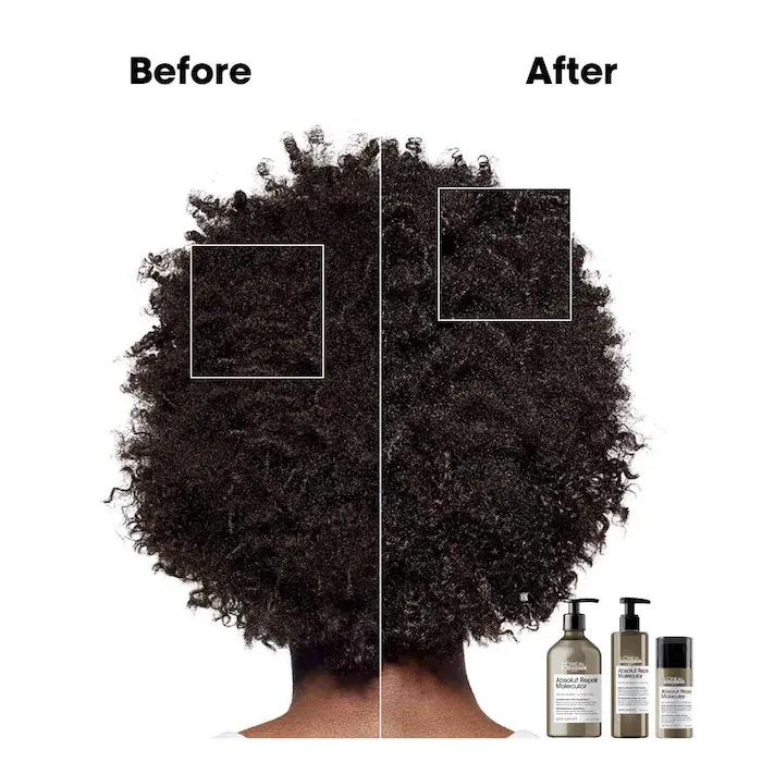 Thumbnail: L'Oreal Absolut Repair Molecular Shampoo & Rinse-Off Serum Travel Size Set